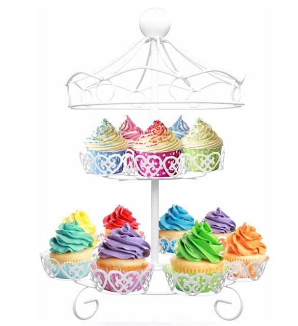 IKONA - 3-tier-White-Ferris-wheel-folding-party duha75